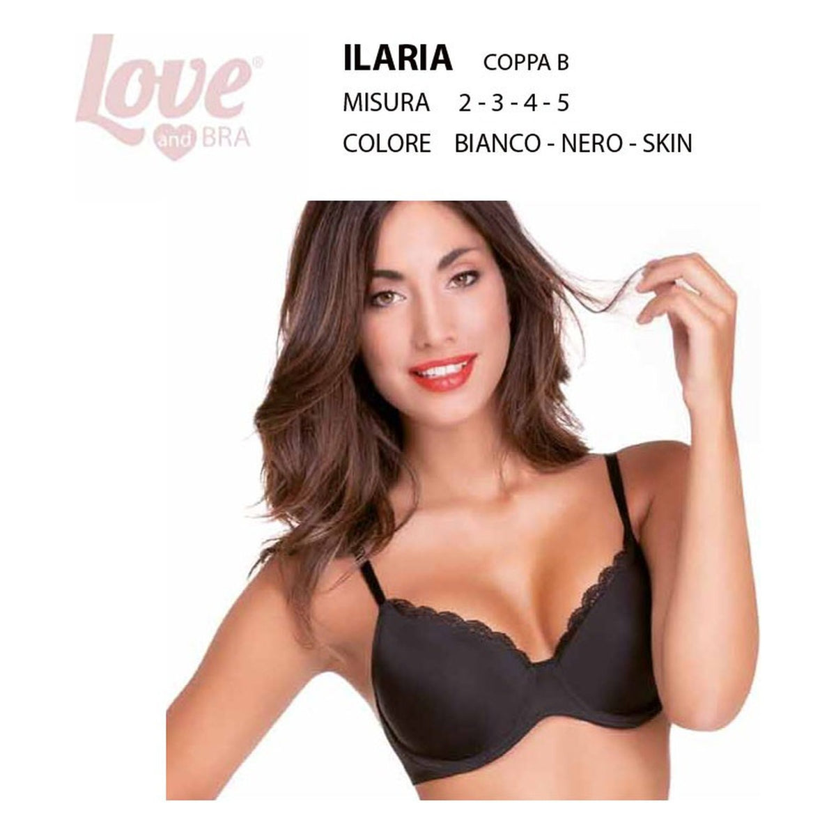 Reggiseno balconcino Ilaria Love and Bra all'Ingrosso
