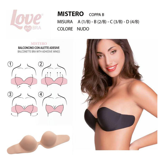 Reggiseno balconcino Mistero Love and Bra all'Ingrosso