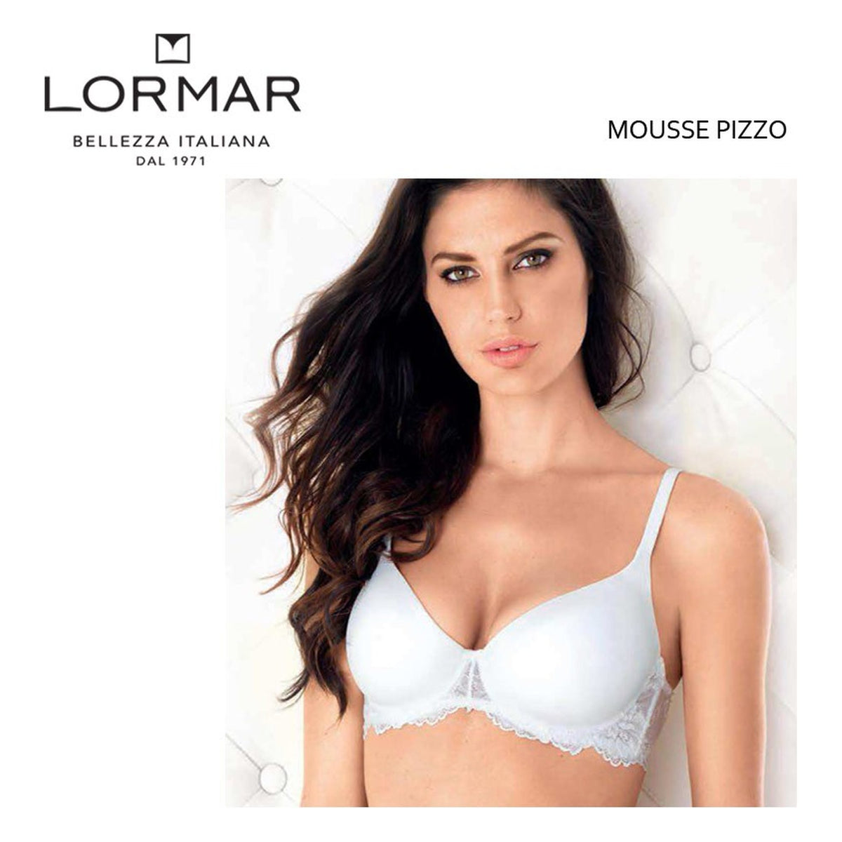 Reggiseno Lormar Mousse Pizzo all'Ingrosso