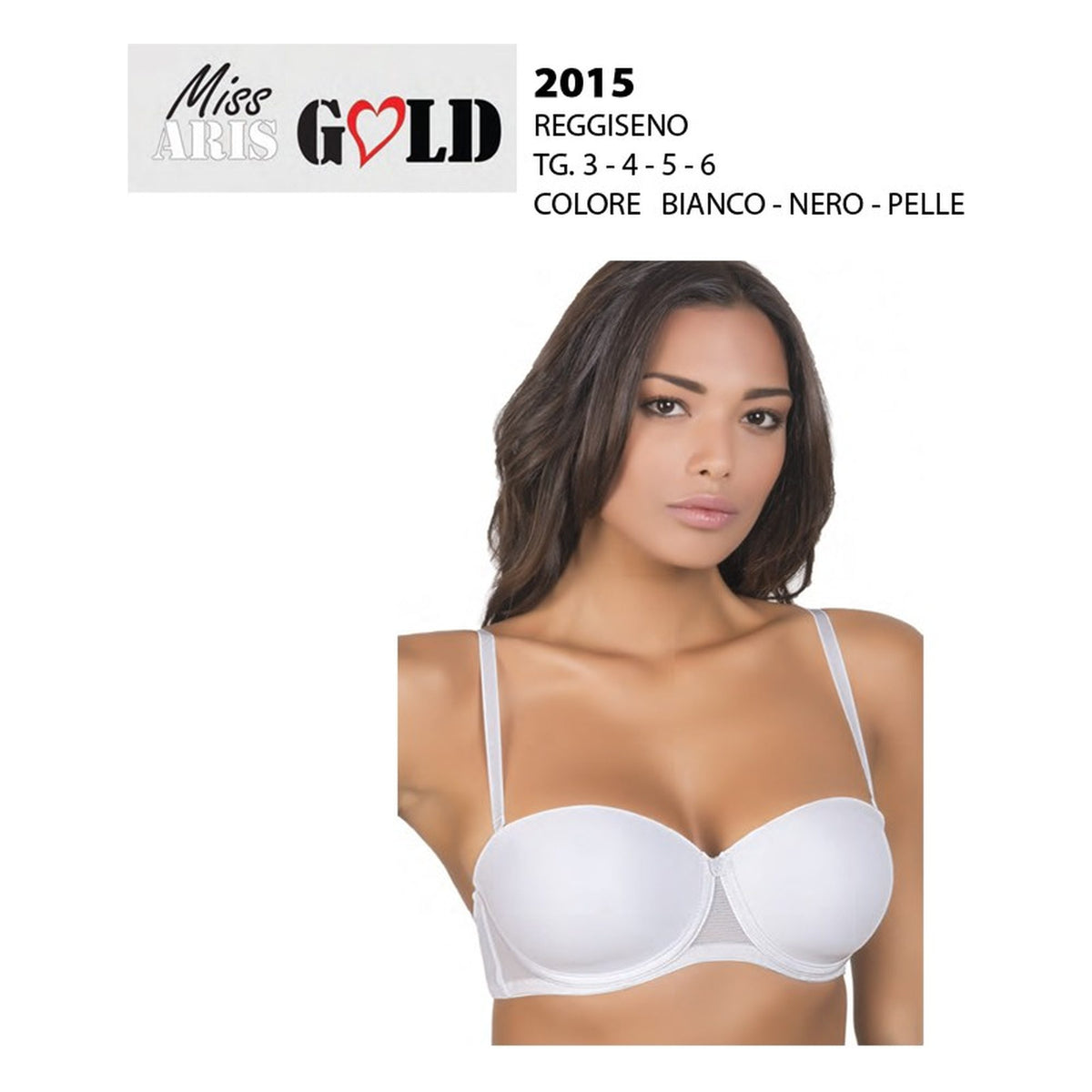 Reggiseno Miss Aris Gold art.2015 all'Ingrosso