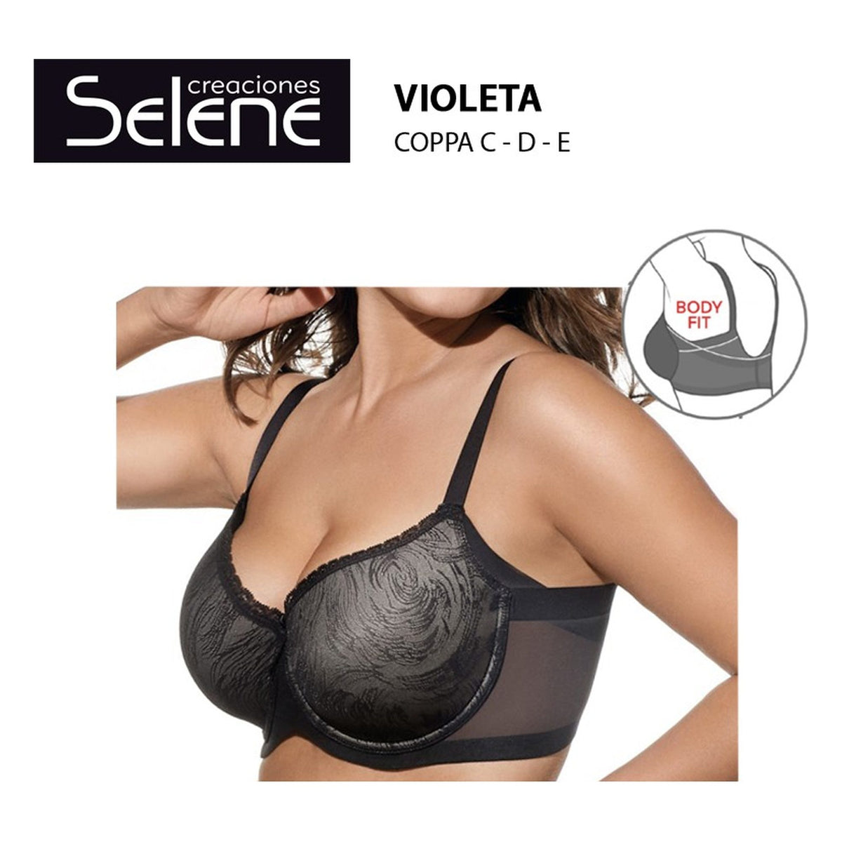 Reggiseno Selene Violeta all'Ingrosso