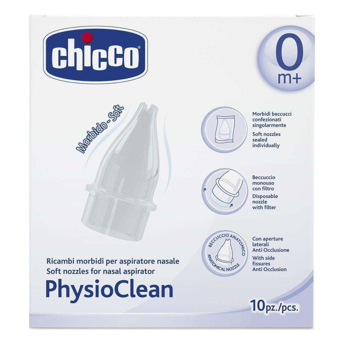 Ricambi morbidi PhysioClean 10 pezzi 4982 all'Ingrosso