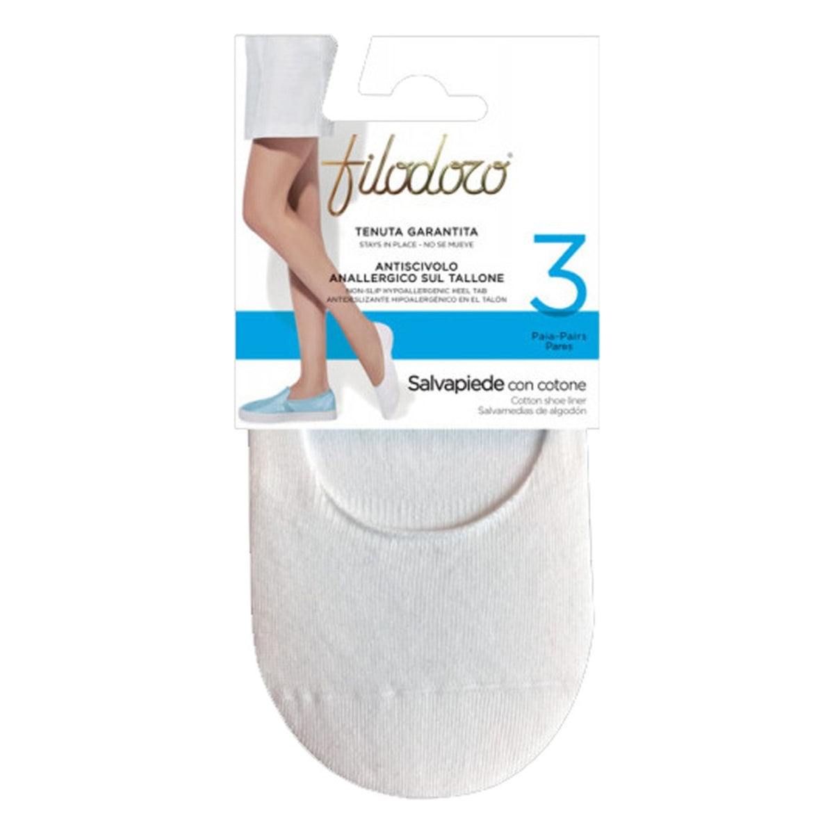 Salvapiede antiscivolo cotone Filodoro all'Ingrosso