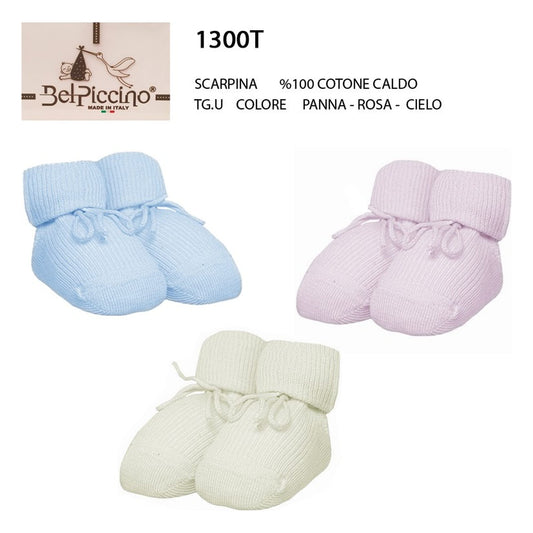 Scarpina Bel Piccino art.1300T CALDO COTONE all'Ingrosso