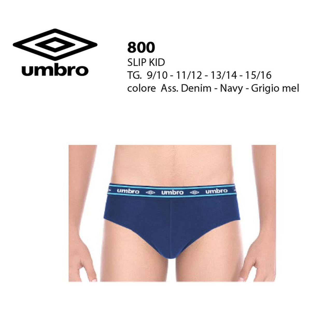 Slip bimbo Umbro art.800 pz.6 all'Ingrosso
