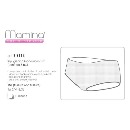 Slip igienico monouso Mamina art.z9113 all'Ingrosso