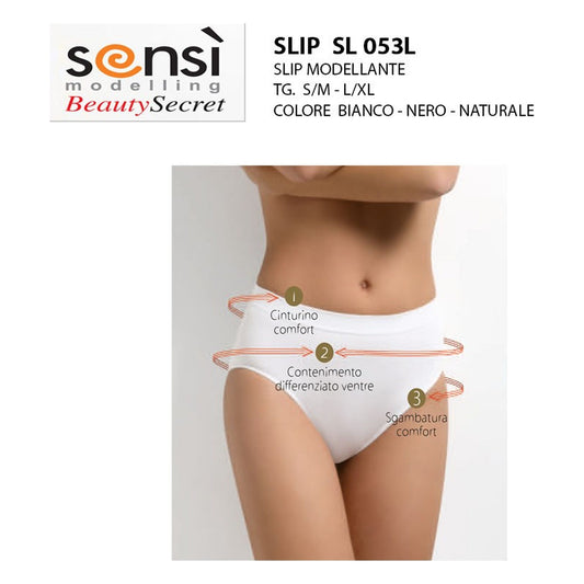 Slip modellante Sensì art.SL 053 L all'Ingrosso