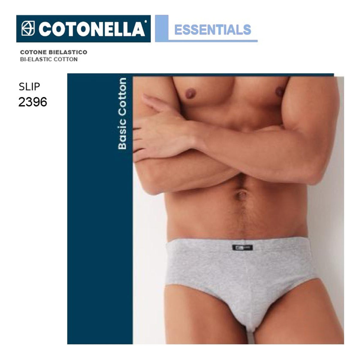 Slip Uomo Cotonella 2396 pz.6 all'Ingrosso