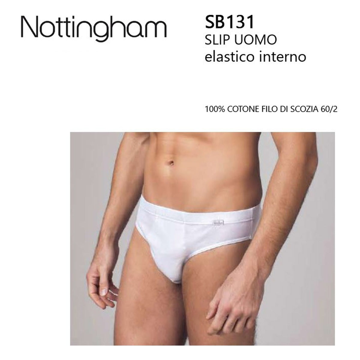 Slip uomo Nottingham SB131 all'Ingrosso