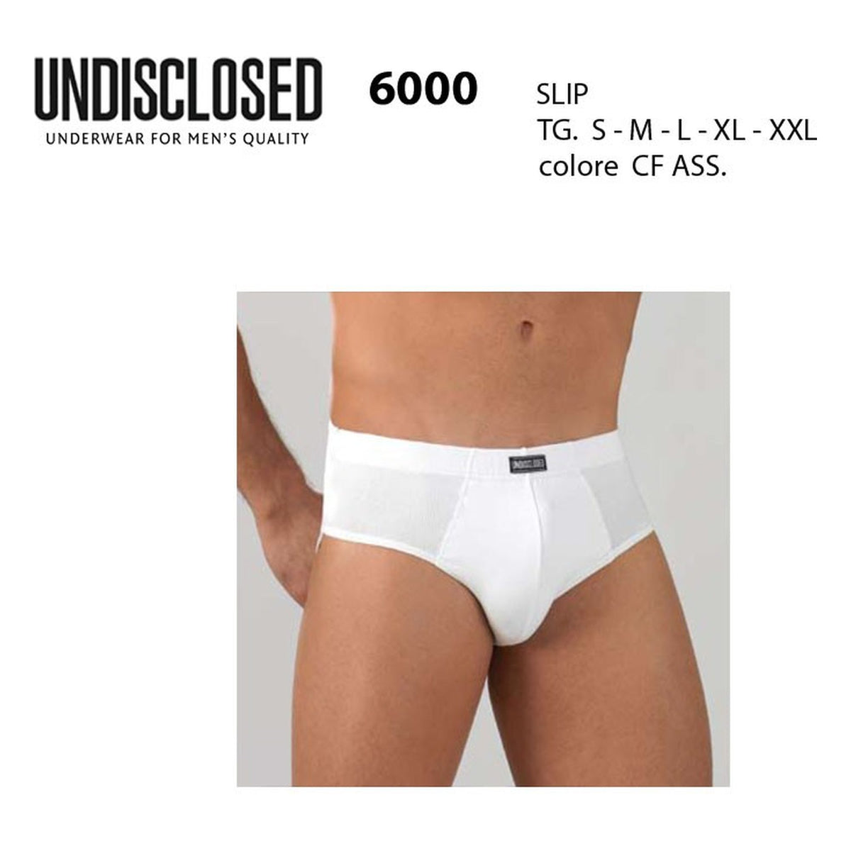 Slip uomo Undisclosed 6000 all'Ingrosso