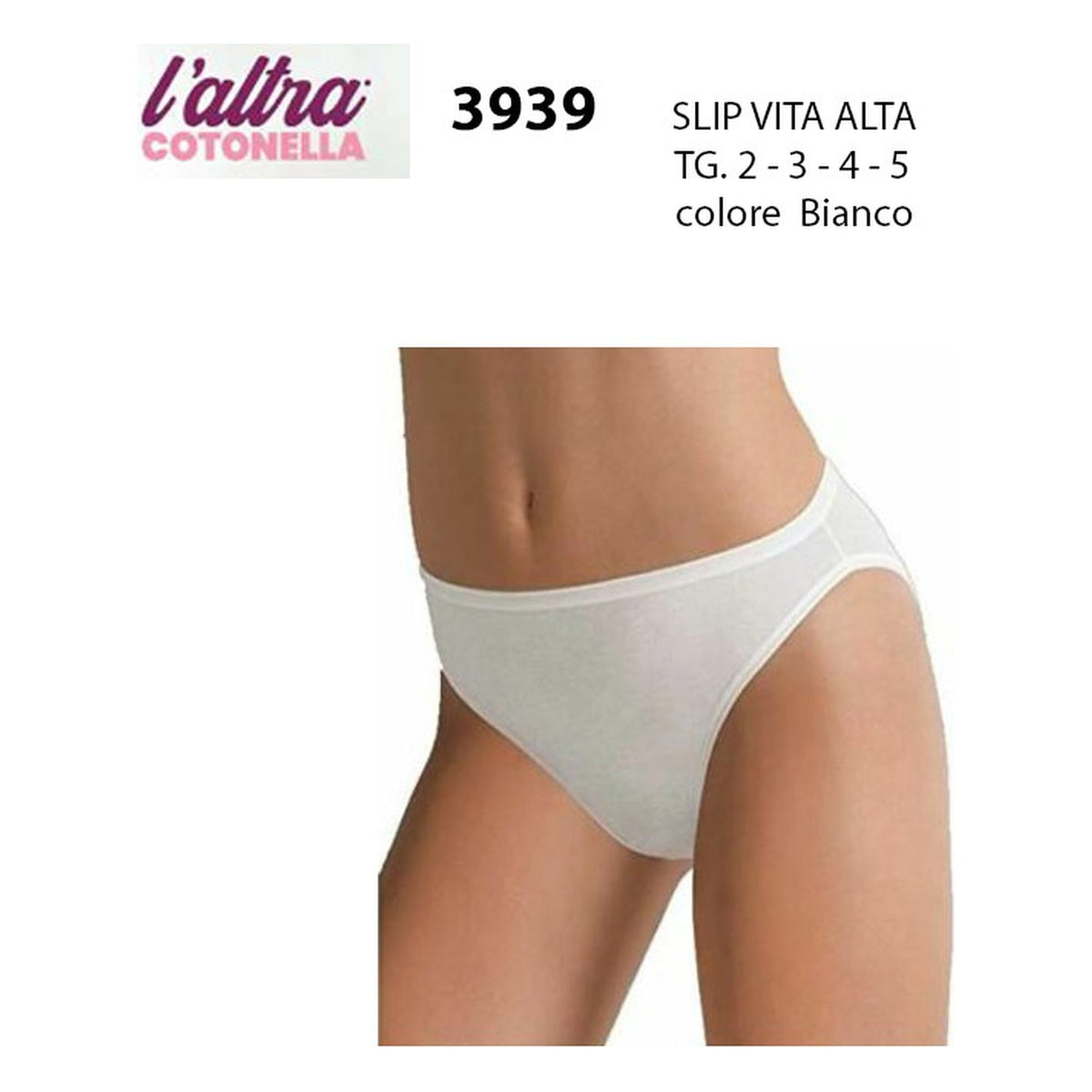 Slip vita alta L'altra Cotonella art.3939 pz.12 all'Ingrosso
