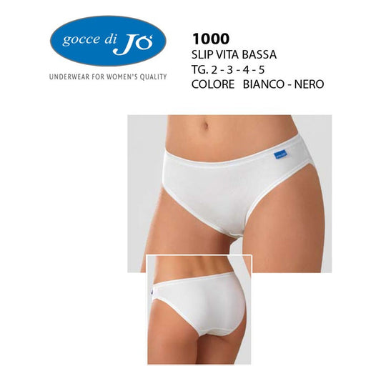 Slip vita bassa Gocce di Jo' art.1000 all'Ingrosso