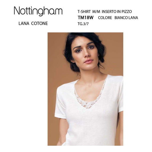 T-shirt M/M Nottingham art.TM18W lana cotone all'Ingrosso