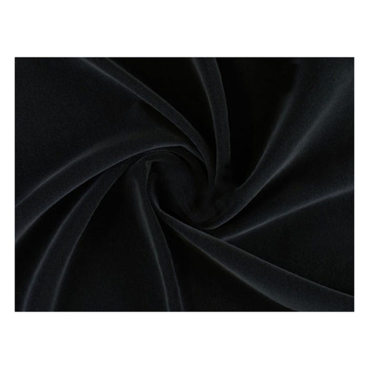Tessuto Velluto h.150 colore Nero all'Ingrosso