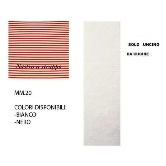 Velcro non Adesivo mm.20 metri 50 all'Ingrosso