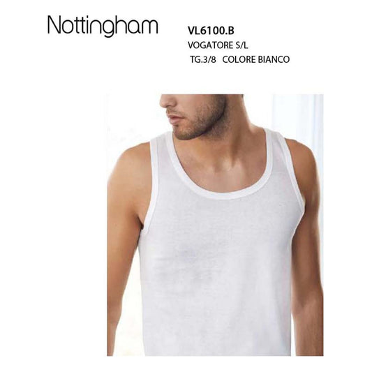 Vogatore S/L Nottingham art.VL6100.B cotone Bianco all'Ingrosso