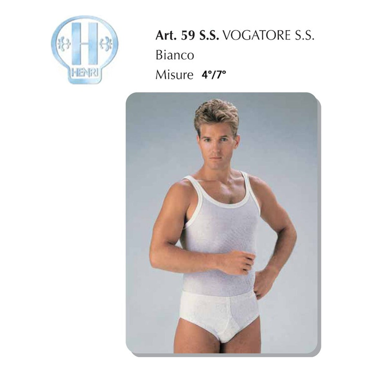 Vogatore S.S. Henri art.59 mis.4°/7° pz.6 all'Ingrosso