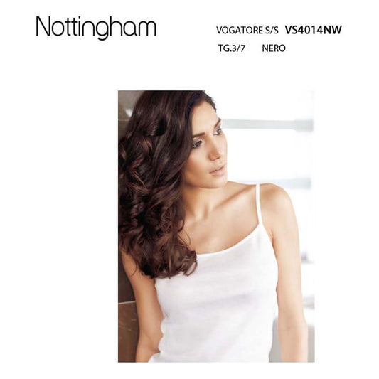 Vogatore S/S Nottingham art.VS4014NW cotone nero all'Ingrosso